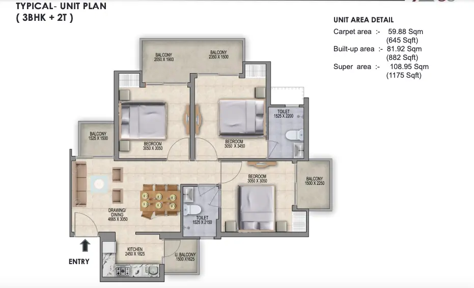 RG Luxury Phase 2 floor plan